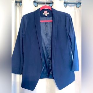 Navy ¾ sleeve Blazer